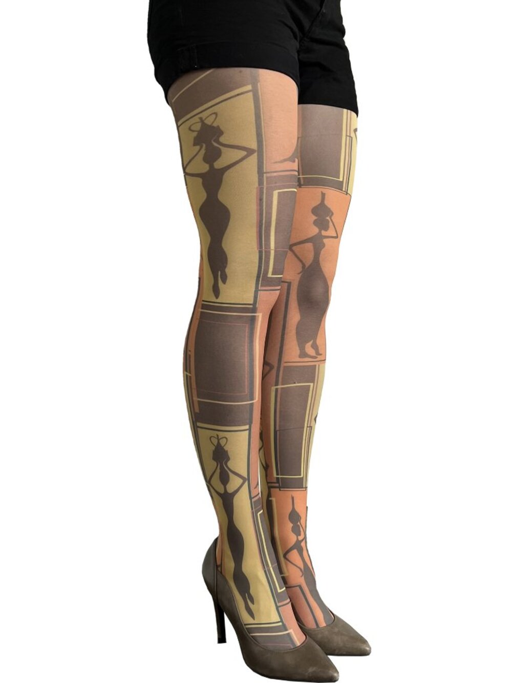 African Art Tights for Women